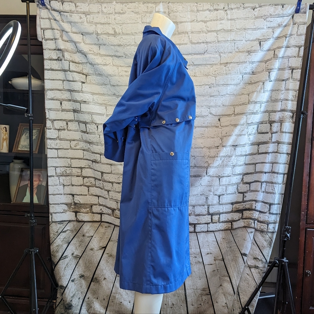80s J Gallery "Snappy" Trench Coat FIRM PRICE! - Picture 7 of 13